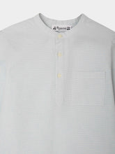 Load image into Gallery viewer, Claude shirt with mandarin collar in organic cotton
