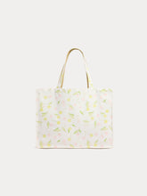 Load image into Gallery viewer, Emiko reversible tote bag with cherry print
