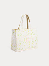Load image into Gallery viewer, Emiko reversible tote bag with cherry print
