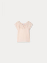 Load image into Gallery viewer, Leana blouse in organic cotton voile and Calais lace
