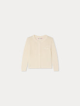 Load image into Gallery viewer, Leonita round neck cardigan in crochet and hand embroidered
