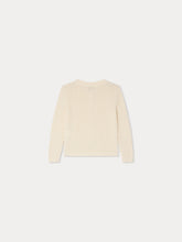Load image into Gallery viewer, Leonita round neck cardigan in crochet and hand embroidered
