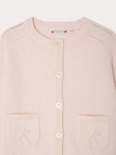 Load image into Gallery viewer, Elisea round neck cardigan in organic cotton
