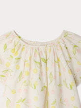 Load image into Gallery viewer, Smocked Salome dress in organic cotton poplin
