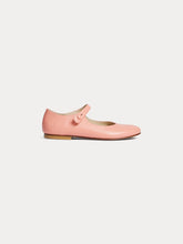 Load image into Gallery viewer, Ella coral leather ballerina flats
