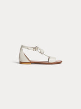 Load image into Gallery viewer, Elmas milk white leather sandals
