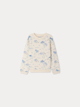 Load image into Gallery viewer, Tonino island print sweatshirt in organic cotton
