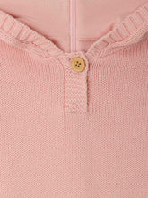 Load image into Gallery viewer, Tainy pink burnou in organic cotton
