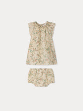 Load image into Gallery viewer, Loudna silk dress with floral print
