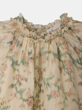 Load image into Gallery viewer, Loudna silk dress with floral print
