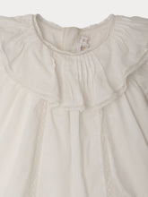 Load image into Gallery viewer, Lenou dress in organic cotton voile and Calais lace
