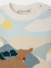 Load image into Gallery viewer, Almire hand-embroidered dog sweater in organic cotton
