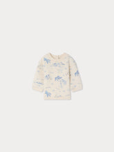 Load image into Gallery viewer, Dady sweatshirt with island print in organic cotton
