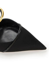 Load image into Gallery viewer, D&#39;Orsay pumps in satin fabric with jewel detail
