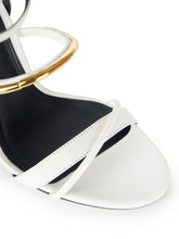 Load image into Gallery viewer, Leather sandals with jewel detail
