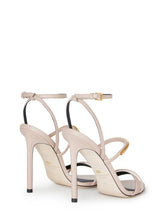 Load image into Gallery viewer, Leather sandals with jewel detail
