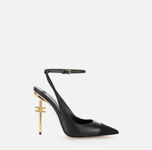 Load image into Gallery viewer, Nappa leather slingback on sculpted heel
