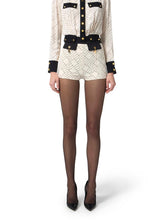 Load image into Gallery viewer, Two-colour shorts in double-layer crêpe fabric
