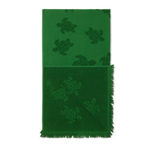Load image into Gallery viewer, Beach Fouta in Organic Cotton Turtles Jacquard
