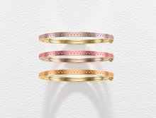 Load image into Gallery viewer, L'Arc de DAVIDOR Bangle Mini, 18k Rose Gold with Lacquered Ceramic - DAVIDOR
