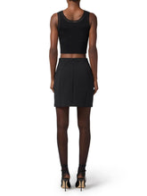 Load image into Gallery viewer, Top in ribbed knit fabric with jewel logo
