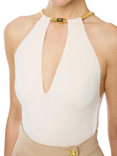 Load image into Gallery viewer, Knit top with jewel snake
