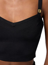 Load image into Gallery viewer, Knit top with logo details
