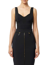 Load image into Gallery viewer, Top in bi-elastic fabric
