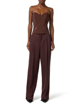 Load image into Gallery viewer, Crêpe top with zip details
