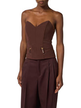 Load image into Gallery viewer, Crêpe top with zip details
