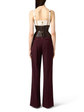 Load image into Gallery viewer, Top in lightweight crêpe fabric with tulle
