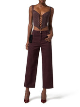 Load image into Gallery viewer, Bustier top in bi-elastic fabric
