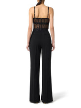 Load image into Gallery viewer, Jumpsuit in lightweight crêpe and tulle fabrics
