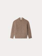 Load image into Gallery viewer, Jasper wool cardigan with high collar
