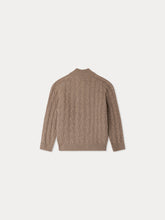 Load image into Gallery viewer, Jasper wool cardigan with high collar

