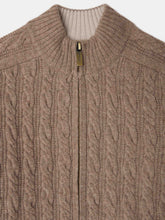 Load image into Gallery viewer, Jasper wool cardigan with high collar
