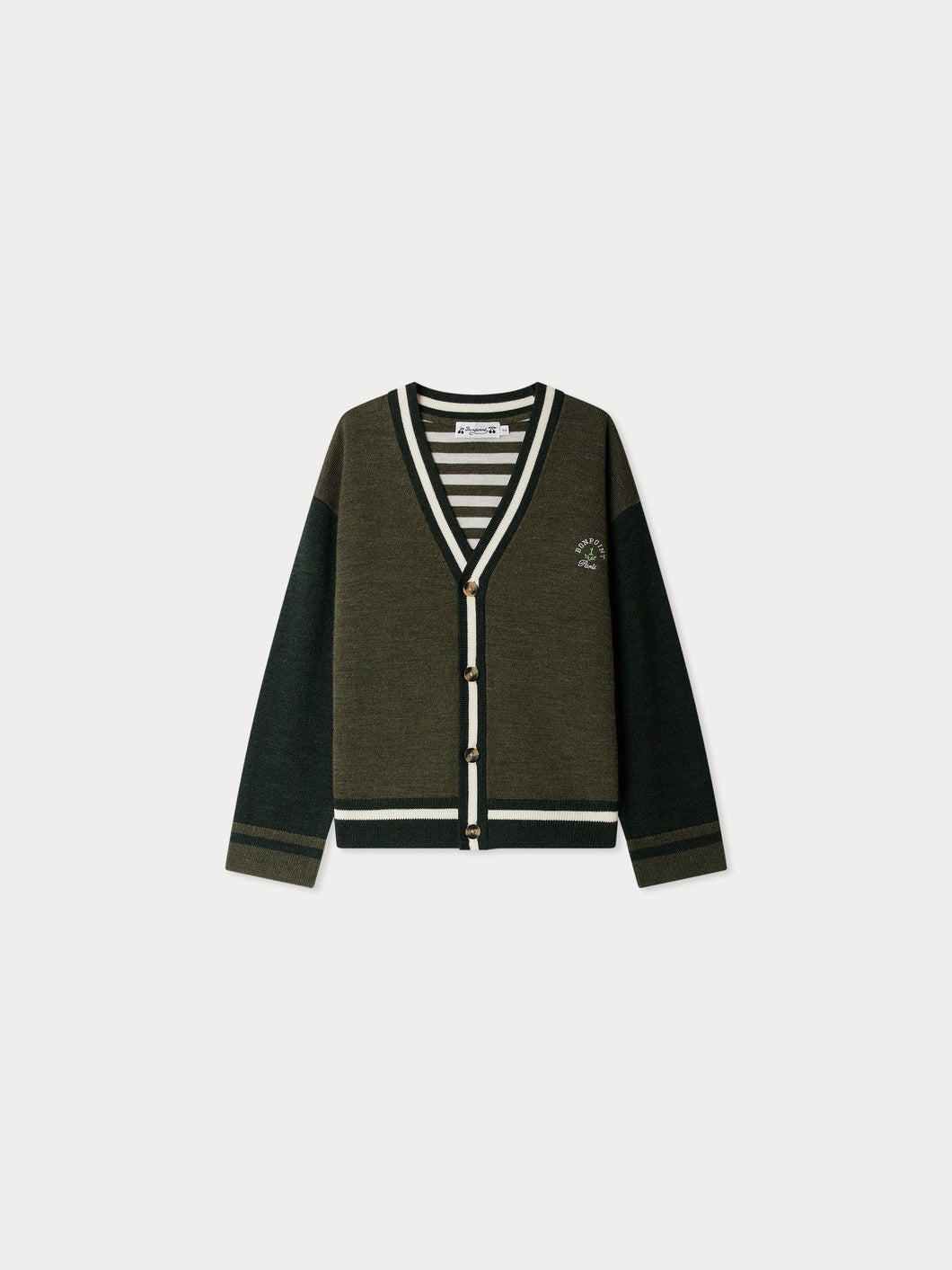 Julian V-neck wool cardigan