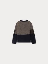 Load image into Gallery viewer, Jacquard and cinema embroidered wool bath jean sweater

