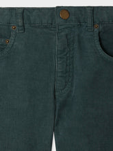 Load image into Gallery viewer, Jagger straight trousers in organic cotton velvet in verdigris
