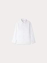 Load image into Gallery viewer, Aristotle shirt with pique collar and cuffs in cotton poplin
