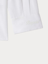 Load image into Gallery viewer, Aristotle shirt with pique collar and cuffs in cotton poplin
