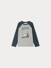 Load image into Gallery viewer, Guri printed and embroidered Guitar T-shirt in organic cotton
