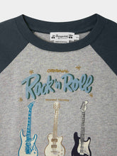 Load image into Gallery viewer, Guri printed and embroidered Guitar T-shirt in organic cotton
