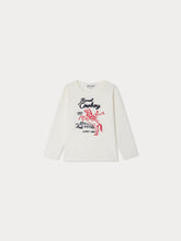 Load image into Gallery viewer, Tadda T-shirt with French cowboy embroidery in organic cotton
