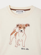 Load image into Gallery viewer, Tadda Embroidered Dog T-shirt in organic cotton
