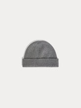 Load image into Gallery viewer, Benny gray cashmere cuffed beanie
