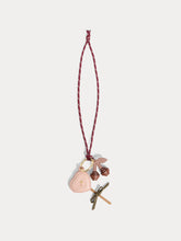 Load image into Gallery viewer, Jaya necklace with pink leather heart
