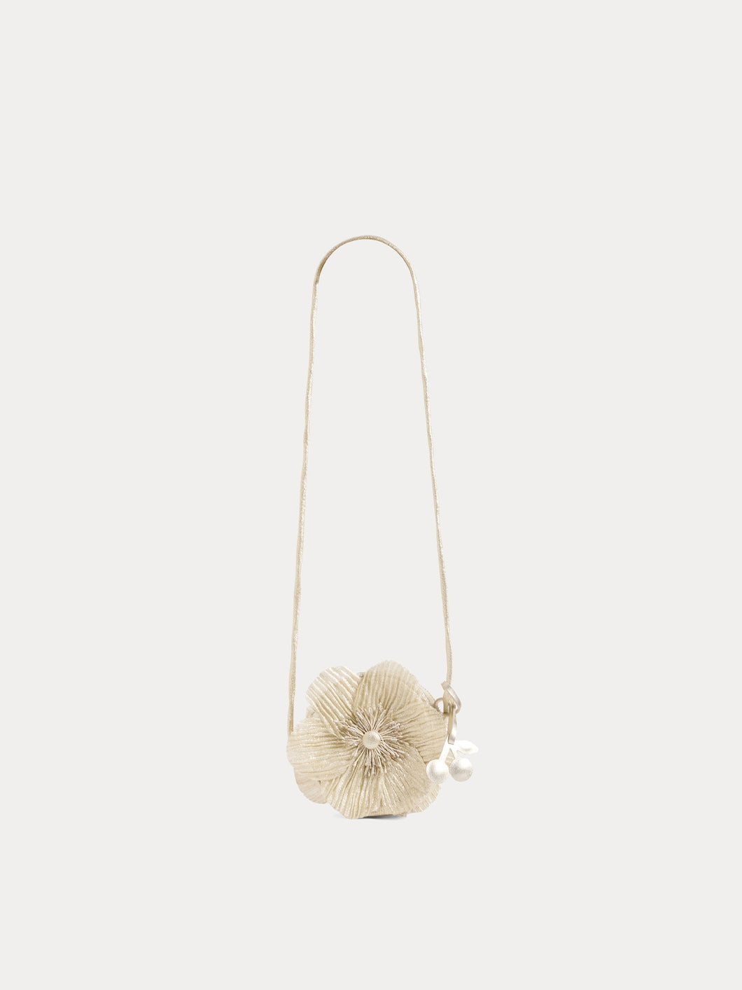 Jordan bag in gold lamé fabric