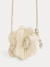 Load image into Gallery viewer, Jordan bag in gold lamé fabric
