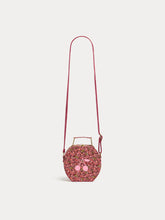 Load image into Gallery viewer, Jadore suitcase bag in Liberty fabric in red organic cotton
